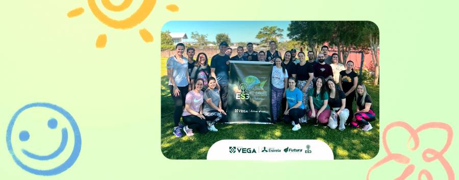 Colaboradores do Grupo Vega proporcionam alegria e socialização para as crianças e adolescentes do Lar das Crianças de Erechim